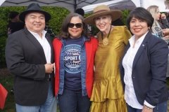 Shown here, Belizean Ambassador Nestor Mendez (left); Dania Jolley, deputy chief of mission and cultural affairs for Events DC; Jan Du Plain, executive director of the Washington, Education and Cultural Attache Association, and Elvira Mendez (right), spouse of Ambassador Mendez. (AFRO Photo / Patricia McDougall)