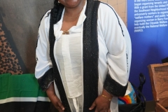 Shown here, Lucia Cherinda, deputy chief of mission for the embassy of the Republic of Mozambique, at the University District of Columbia (UDC) stop of the Around the World Embassy Tour on May 2. (AFRO Photo / Patricia McDougall)