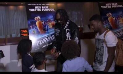 Snoop Dogg and kids attend advance screening of animated movie "Turbo