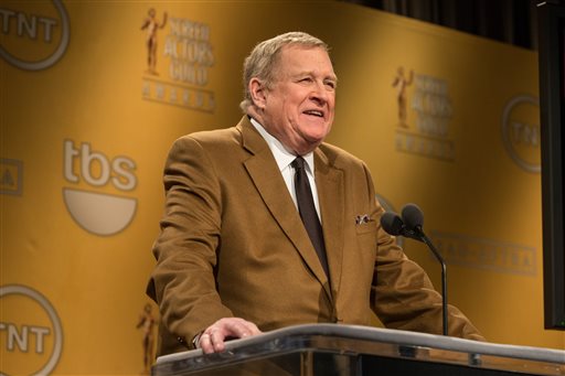 SAG-AFTRA President Ken Howard during the the nominations for the 20th Annual Screen Actors Guild Awards at the Pacific Design Center on Wednesday Dec. 11, 2013 in Los Angeles. (Photo by Paul A. Hebert/Invision/AP)