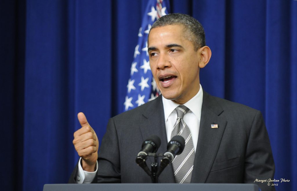 President Barack Obama gives more attention to education. (Photo by Margot Jordan)