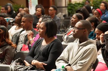 Charlotte students, parents and educators listened attentively during workshops and panel discussions and were inspired by exhibits during the UNCF Empower Me Tour presented by Wells Fargo.