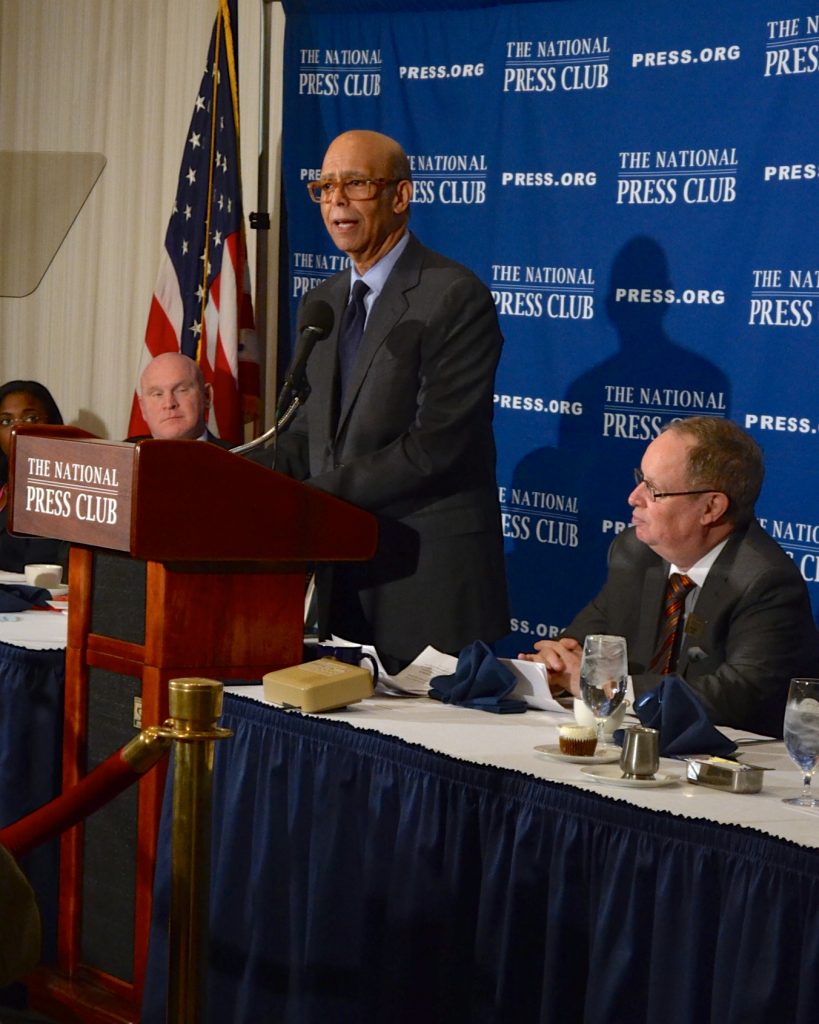 UNCF President Michael Lomax deplores changes in Parent Plus loans.(NNPA Photo by Jazelle Hunt)
