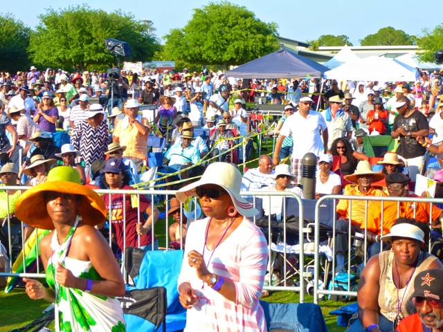 Fans enjoying the 2014 Seabreeze Jazz Festival (Photo by Dwight Brown)