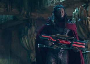Omar Sy plays the mutant Bishop in the action/fantasy/film X-Men: Future Past