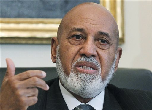 In this May 19, 2010 file photo, U.S. Rep. Alcee Hastings, D-Fla., speaks on Capitol Hill in Washington. As a federal judge, Hastings was acquitted in a jury trial on bribery charges but impeached by the U.S. Senate in 1989 on related allegations. He was not barred from holding public office in the future. In 1992, Hastings was elected to the U.S. House of Representatives to represent a Florida district. He is currently serving his 11th term. (AP Photo/Manuel Balce Ceneta, File)