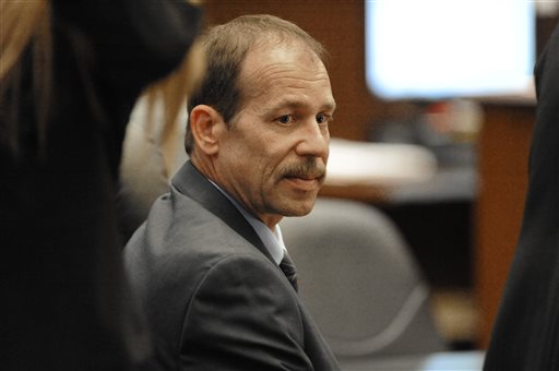 Theodore Wafer sits in court at his second-degree murder trial in Detroit on Wednesday July 23, 2014.   Wafer isaccused of second-degree murder in the shooting death of Renisha McBride on the front-porch of his Dearborn Heights, Mich., home.(AP Photo/Detroit News, David Coates)