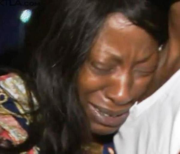 Tritobia Ford, the mother of Ezell Ford, grieves his tragic death last week. (Courtesy Photo)