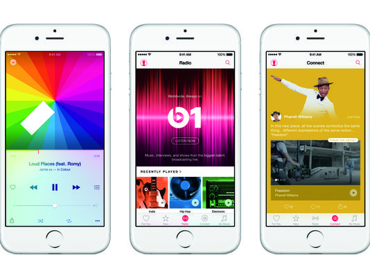 Apple Music is set to debut. (Courtesy of Apple)