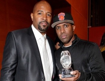 Power Moves CEO Shawn Prez (left) and DJ Whoo Kid (Courtesy of RadioPlanetTV)