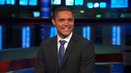 This image provided by Comedy Central shows Trevor Noah, the new host of Comedy Central's "The Daily Show," who starts Sept. 28, 2015. (Comedy Central via AP)
