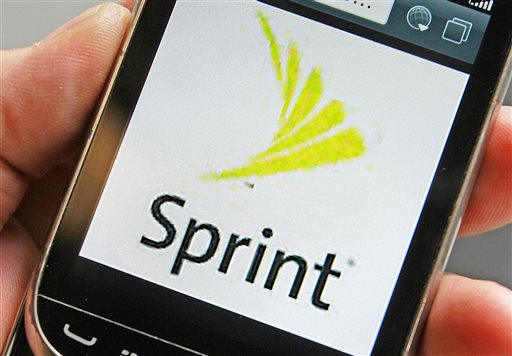 In this  July 29, 2013, photo, a Sprint logo is displayed on a smart phone in Montpelier, Vt. Sprint is offering DirecTV customers one free year of cellphone service in a bold move aimed at the satellite TV companys new owner, AT&T. AT&T, which bought DirecTV for $48.5 billion in July, 2015, has been promoting a bundle that knocks $10 a month off a combined bill for video and wireless phone service. (AP Photo/Toby Talbot, File)