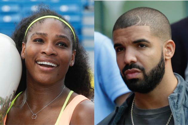 Serena Williams (left) and Drake (AP Photo)