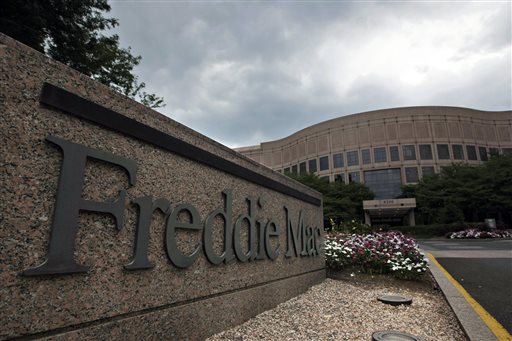 This July 13, 2008, file photo shows the Freddie Mac corporate office in McLean, Va. Freddie Mac reports quarterly financial results on Tuesday, Aug. 4, 2015. (AP Photo/Pablo Martinez Monsivais, File)