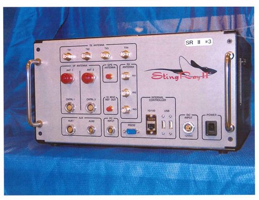 This undated handout photo provided by the U.S. Patent and Trademark Office shows the StingRay II, manufactured by Harris Corporation, of Melbourne, Fla., a cellular site simulator used for surveillance purposes. Federal law enforcement officials will be routinely required to get a search warrant before using secretive and intrusive cellphone-tracking technology under a new Justice Department policy announced Sept. 3, 2015. The seven-page policy, the first of its kind, is designed to create a uniform legal standard for federal law enforcement agencies using equipment known as cell-site simulators. (AP Photo/U.S. Patent and Trademark Office)