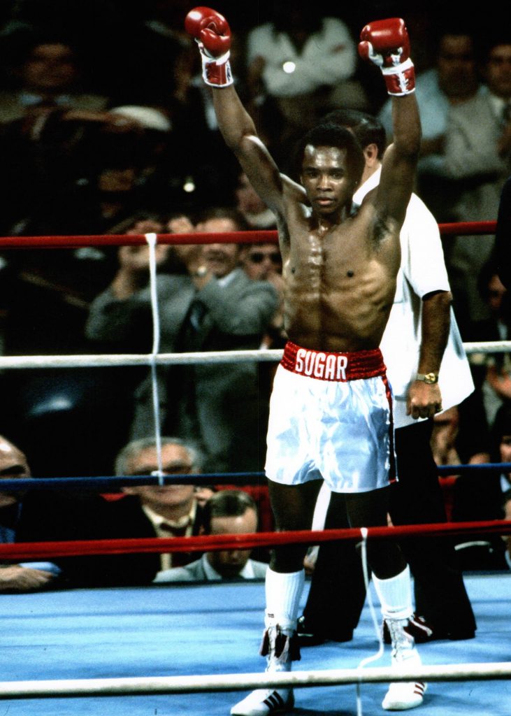 Sugar Ray Leonard was named fighter of the decade in the 1980s and he would go on to win titles in five different weight classes. (Sugar Ray Leonard Foundation)