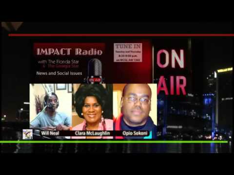 Clara McLaughlin, Opio Sokoni, and Will Neal speak on Impact Radio for The Florida Star and The Georgia Star
