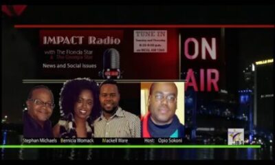 Opio Speaks discusses current events with Stephan Michaels, Bernicia Womack, and Mackell Ware on Impact Radio Show.