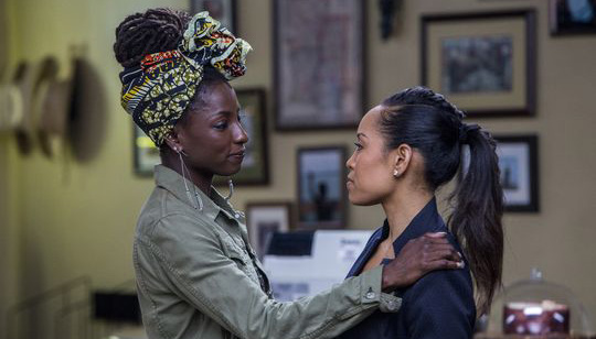 Rutina Wesley, (left) and Dawn-Lyen Gardner play sisters in OWN's 'Queen Sugar,' which is produced by Oprah Winfrey and Ava DuVernay. (Skip Bolen/Warner Bros./OWN)