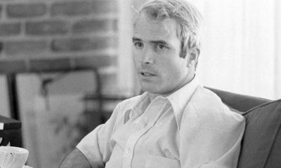 Photo of John McCain during an interview, April 24, 1974. Collection of the Library of Congress. Photographer: Thomas J. O’Halloran.