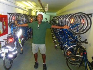 Toronto Bicycle Tours is run by Terrence Eta (Photo by Dwight Brown)