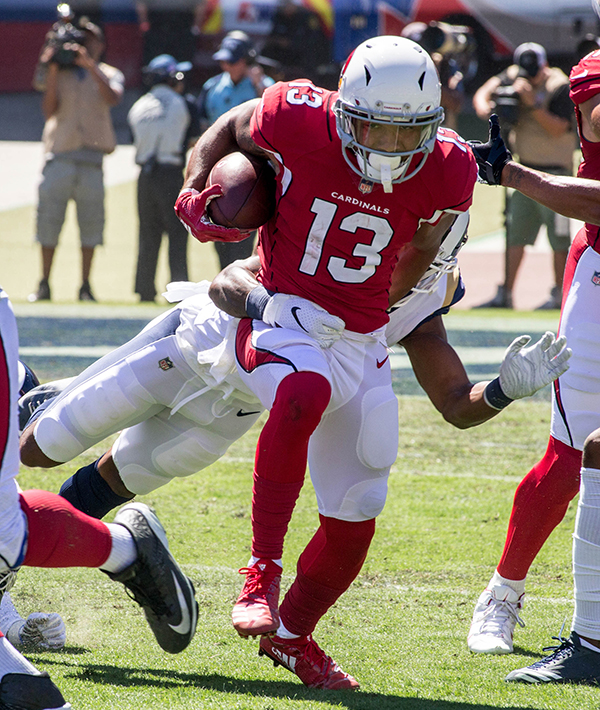 Arizona Cardinals wide receiver Christian Kirk (13) (Robert Torrence/L.A. Sentinel)