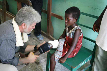 Many young people are also in need of prosthetic limbs. This is a fulfilling result of the Standing For Hope program.