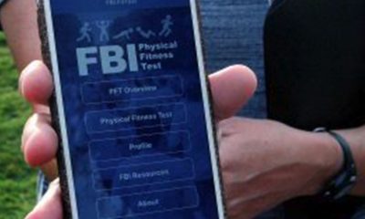 Caption There is a new app available to the public from the FBI which allows potential future applicants, or those simply interested in grading themselves by FBI standards, to prepare for the Physical Fitness Challenge administered as part of the entry process. Alt Text Description
