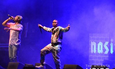 Nas headlined Day One of the 2018 ONE Musicfest at Central Park on Sept. 8. (Marshall A. Latimore / The Atlanta Voice)