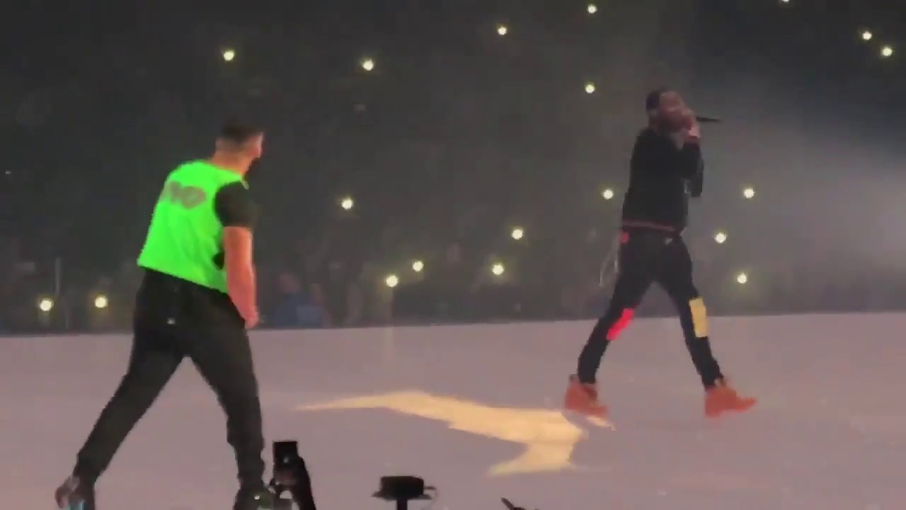 BEEF SQUASHED Drake brings out Meek Mill in Boston (Screen capture – YouTube video)