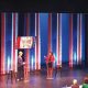 U.S. Senator Tammy Baldwin (right) and challenger Leah Vukmir (left) debate about a variety of issues. (Photo by Nyesha Stone)