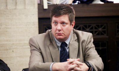 Jason Van Dyke convicted of second-degree murder and all 16 counts of aggravated battery and one count of police misconduct. (Photo by Nancy Stone/Pool/Chicago Tribune)