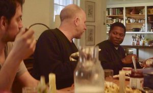 Scene from Tyrel starring Jason Mithell