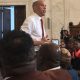 Sen. Cory Booker addresses the crowd at the National Action Network Legislative & Policy Conference on November 13 and 14.