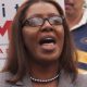 Letitia James during a rally, September 2013. Photo: Wikicommons/ Matthew Cohen