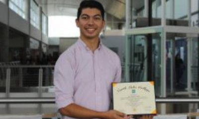 Steve Lomeli, a senior a Singley Academy earns his associate’s degree through the College Early Start Program and The Dallas County Promise.