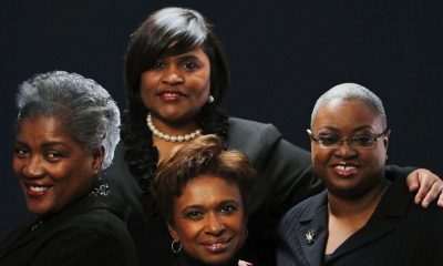 Donna Brazile, left, Minyon Moore, Yolanda Caraway and Rev. Leah Daughtry are the women who considered and chose politics. (Courtesy Photo)