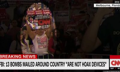 Cesar Sayoc, a White American male from Aventura, Florida, who has been charged with five Federal crimes, including mailing an incendiary device and threatening a former president. (Photo: Screen capture, CNN/YouTube)
