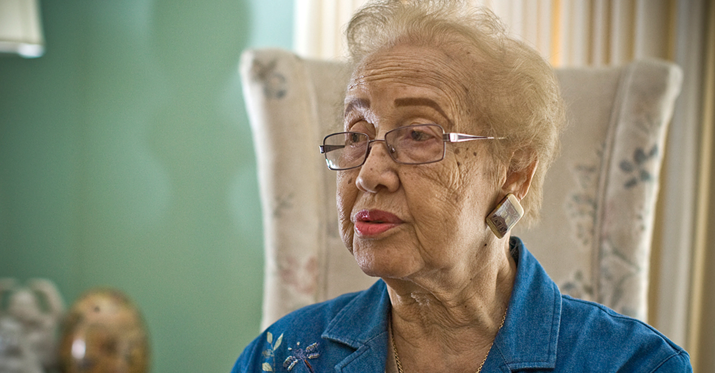Katherine Johnson's work at NASA's Langley Research Center spanned 1953 to 1986 and included calculating the trajectory of the early space launches. (Photo: NASA Sean Smith / Wikimedia Commons)