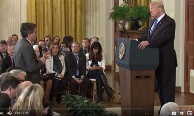 CNN's Jim Acosta was the victim of Trump's ire. Because he was persistent in asking a question, he was falsely accused of putting his hands on someone, and his White House press pass was revoked.