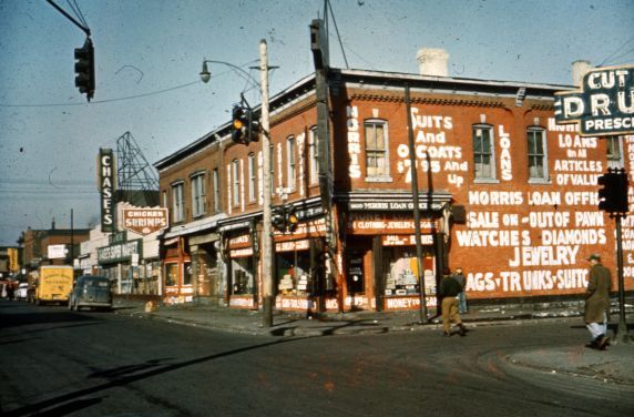A photo of Kim Cooley grandfather’s restaurant on Black Bottom Detroit.