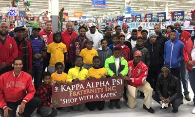 Seattle Alumni Chapter and University of Washington undergraduate chapter Gamma Eta of Kappa Alpha Psi Fraternity “Shop With A Kappa” Community Service Program.