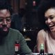 Kagiso Lediga and Pearl Thusi in 'Catching Feelings' / Netflix