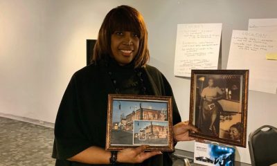Kim Cooley attended the Black Bottom historical marker meeting. Her grandfather owned a restaurant on Hastings street.