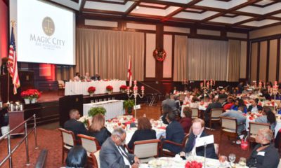The Magic City Bar Association Scholarship Banquet where 8 law school recipients were awarded scholarships held at the Harbert Center Thursday November 29, 2018.. (Frank Couch for The Birmingham Times)