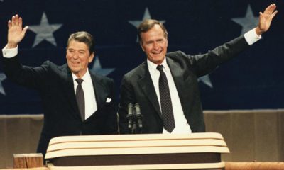President Ronald Reagan and Vice President George Bush at the 1984 Republican National Convention in Dallas, Texas August 23, 1984. (Photo: Wikimedia Commons)