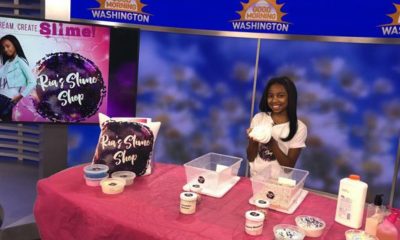 “The Science Princess” Maria Raquel Thomas is a 12-year-old entrepreneur specializing in science and stress relief with her business, Ria’s Slime Shop. (Courtesy Photo)