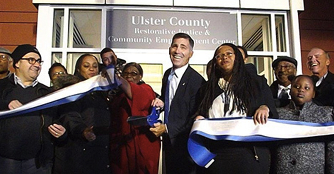Ulster County Executive Michael Hein was joined by judges, legislators and other members of the community on Thursday for the ribbon cutting.