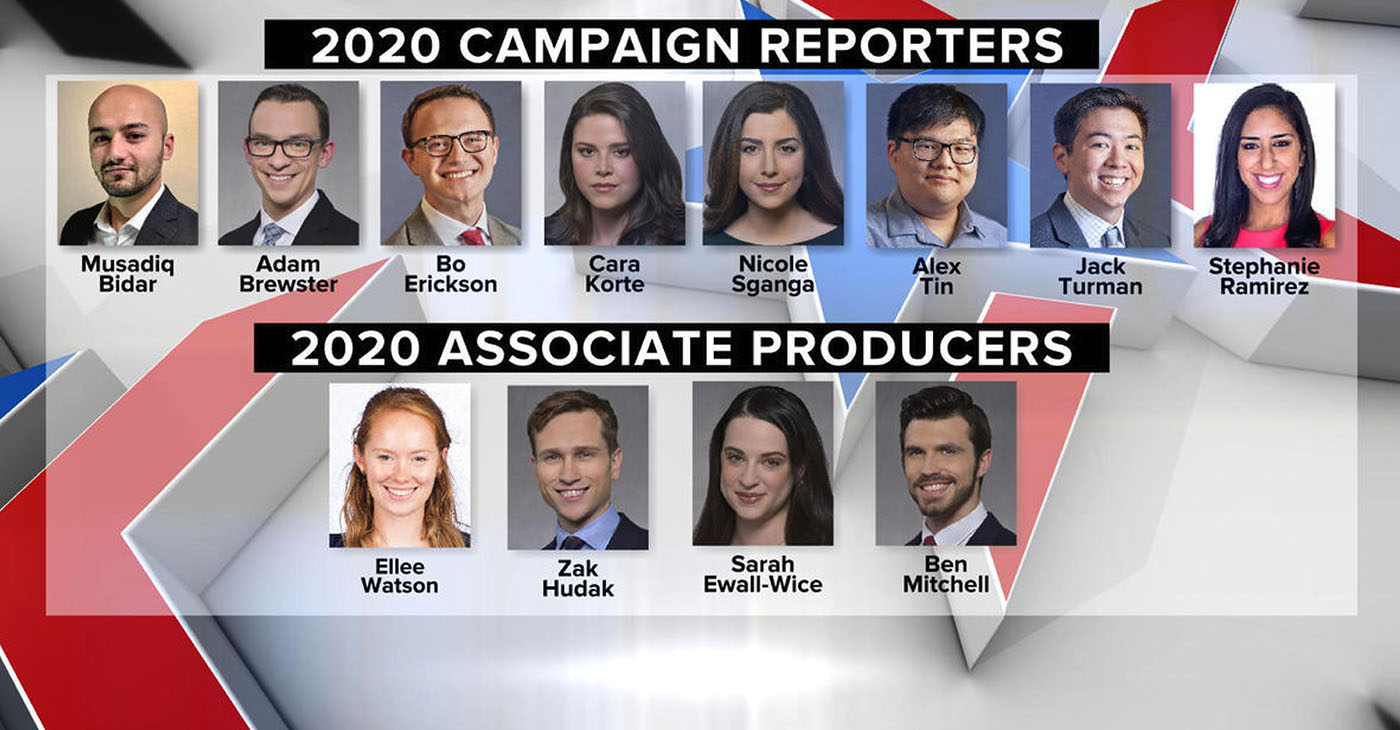 The outcry began after associate producer Ben Mitchell tweeted a title card featuring images of CBS News’ “political embed unit,” composed of eight 2020 campaign reporters and four associate producers, including himself.