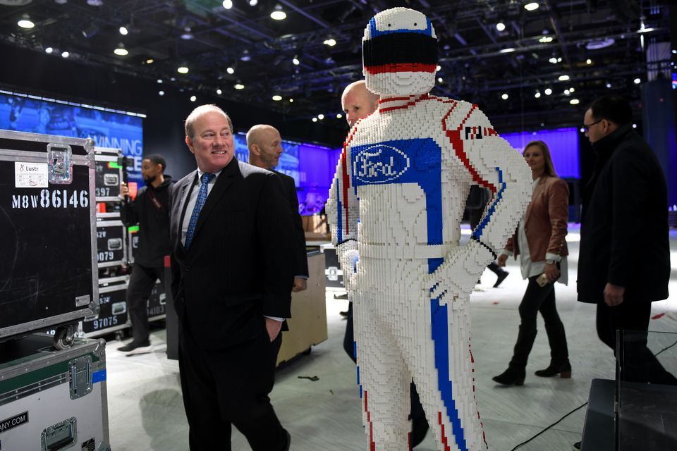 Mayor Mike Duggan took a tour of the NAIAS showroom Monday morning.(Photo By: michronicleonline.com)